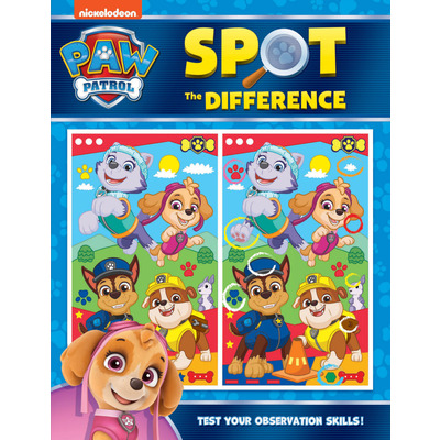 Paw Patrol Spot The Difference Kids Puzzle Book