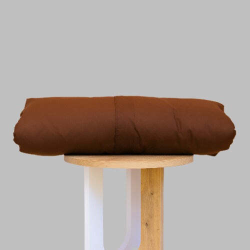 Dog Bed Duvet Cover Two Sizes Polycotton Chocolate - Medium - Large