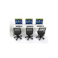 Image of Zioxi Triple M1 Computer Desk - 210W x 75D x 74H - for separate CPUs &