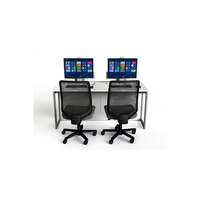 Image of Zioxi Double P1 Computer Desks - 140W x 70D x 74H - for separate CPUs