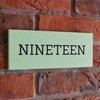 Image of Chartwell Green Granite House Sign - 25.5 x 10cm