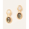 Stella earrings with labradorite and moonstone at Carousel Jewels