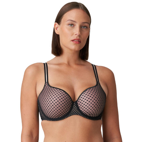 Prima Donna Twist Glass Beach Padded Heartshape Bra - Black