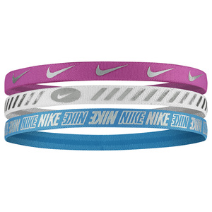 Nike Y Headbands 30 3pk Metallic