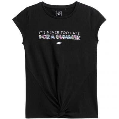 4F Junior Everyday T-shirt - Deep Black
