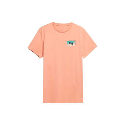 4F Mens Short Sleeves T-shirt - Orange