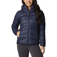 Image of Columbia Womens Autumn Park Down Hooded Jacket - Blue