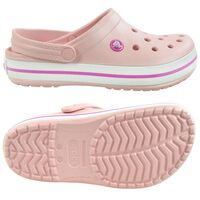 Image of Crocs Unisex Crocband Slippers - Pink