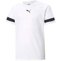 Image of Puma Junior TeamRise Jersey T-Shirt - White