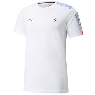 Puma Mens BMW Motorsport T7 T-shirt - White