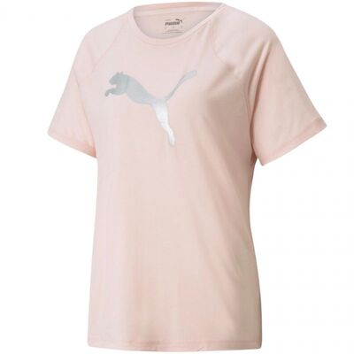 Puma Womens Evostripe T-Shirt - Pink