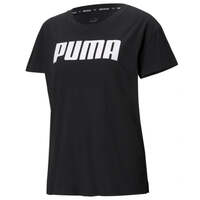 Image of Puma Womens RTG Logo T-Shirt - Black