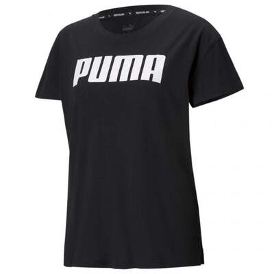 Puma Womens RTG Logo T-Shirt - Black