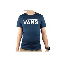Image of Vans Mens Ap M Flying VS Tee T-shirt - Navy Blue