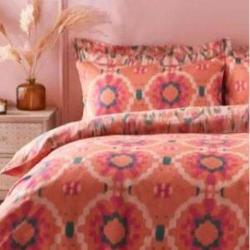 Polycotton Sahara Sunburst - Extra Large Single Duvet Cover Set