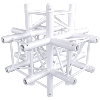 Contestage Quatro290 50mm Truss 6 Way Cross - White