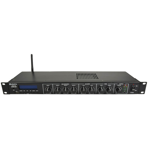Rack Mountable 1U Mixer Amplifier 2 x 120W with USB/SD, DAB/FM & Bluetooth