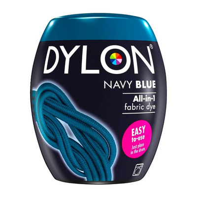 350g Dylon Fabric & Clothes Dye Machine Wash Pods - NAVY BLUE (350g)