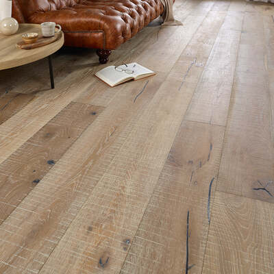 Lusso Trento Distressed Oiled Grey Sawn Engineered Oak – Lusso