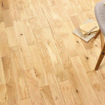 Lusso Florence Natural Brushed & Oiled Solid Oak Flooring – Lusso