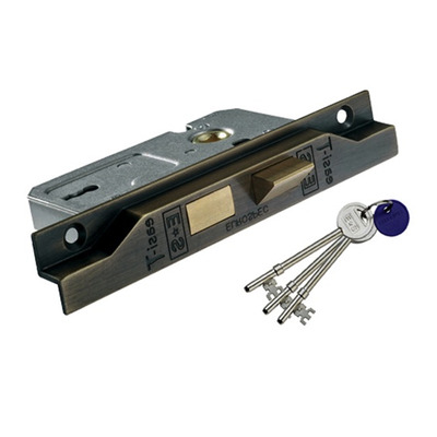 Eurospec Rebated 2 Lever Sash Locks - Various Finishes - LSE5225REB  64mm (2.5 INCH) BRASS FINISH