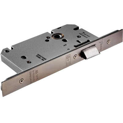 Eurospec DIN Latch (Architectural), Satin Stainless Steel Finish Standard (With Optional Extra Finish Face Plates) - DLS0060L SQUARE