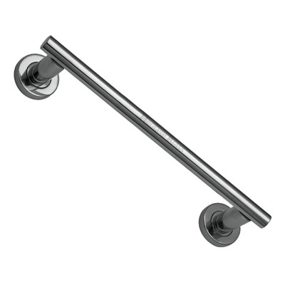 Heritage Brass Pull Handle On Rose (223mm, 280mm OR 432mm c/c), Polished Chrome - V2057-PC POLISHED CHROME - 432mm c/c