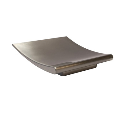 Urfic Siro Square Bevelled Cabinet Pull Handle (32mm c/c), Satin Nickel Plate - 2063-80ZN21 SATIN NICKEL PLATE