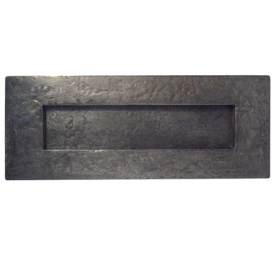 Frelan Hardware Letterplate (270mm x 115mm OR 260mm x 80mm), Pewter Finish - PEW12 PEWTER FINISH - 270mm x 115mm