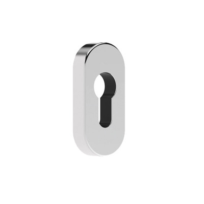 Mila Supa Standard Escutcheon (32mm x 70mm) Grade 316, Polished Stainless Steel - 579001 (sold as set) POLISHED STAINLESS STEEL