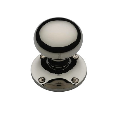 Heritage Brass Kensington Mortice Door Knobs, Polished Nickel - KEN980-PNF (sold in pairs) POLISHED NICKEL