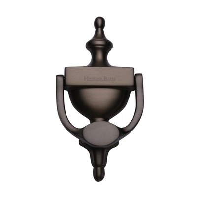 Heritage Brass Urn Door Knocker (Small Or Large), Matt Bronze - V910 152-MB 152mm x 66mm