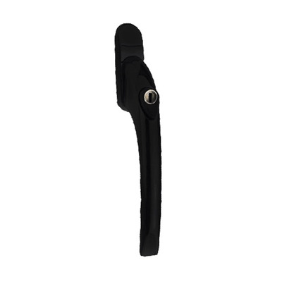 Mila ProLinea Inline Espagnolette Window Handle (40mm Pin), Black Finish - 581057 BLACK - 40mm Pin