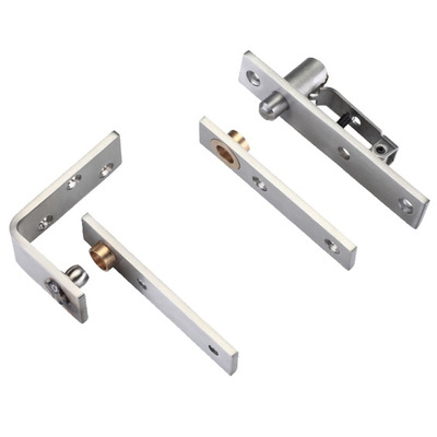 Zoo Hardware Square Pivot Hinge Set, Satin Stainless Steel - VSPS01S (sold in pairs) SATIN STAINLESS STEEL