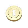 Darcel Standard Profile Round Escutcheon, Polished Brass - DCESC-PB (sold in pairs) POLISHED BRASS