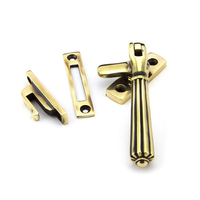 From The Anvil Hinton Locking Window Fastener, Aged Brass - 45339 AGED BRASS