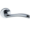 Spira Brass Zofie Lever On Rose, Polished Chrome - SB1101PC (sold in pairs) POLISHED CHROME