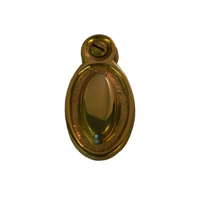 Cardea Ironmongery Cavendish Ringed Standard Profile Covered Escutcheon, Unlacquered Brass - AA048UNL UNLACQUERED BRASS