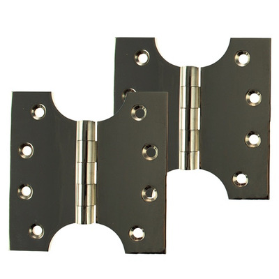Atlantic Parliament Hinges (4 Inch), Polished Nickel - APH424PN (sold in pairs) 4 INCH - POLISHED NICKEL