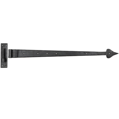 From The Anvil Cranked Hook & Band T Hinge (35"), External Beeswax - 45595 (sold in pairs) EXTERNAL BEESWAX - 35"