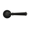 From The Anvil Regency Door Handles On Round Rose, External Beeswax With Plain Rose - 45639 (sold in pairs) EXTERNAL BEESWAX - SPRUNG