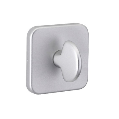 Urfic Easy Click Square Bathroom Turn & Release, Satin Anodised Aluminium - 14-5235-P1ec SATIN ANODISED ALUMINIUM