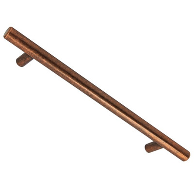 Hafele Bartram Cupboard Pull Handles (128mm OR 160mm c/c), Antique Copper - 117.97.062 ANTIQUE COPPER - 128mm c/c