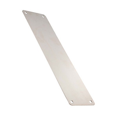 Atlantic Hardware Stainless Steel Commercial Finger Plates (Various Sizes), Satin Stainless Steel - AFP30075SSS SATIN STAINLESS STEEL - 500mm x 75mm