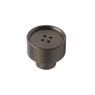Spira Brass Round Button Cupboard Door Knob (41mm), Gunmetal Grey - SB2326GG GUNMETAL GREY