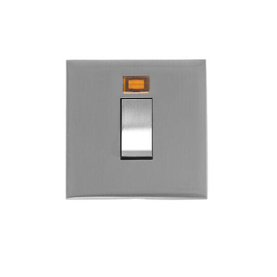 M Marcus Electrical Winchester 45 Amp Cooker Switch With Neon, Satin Chrome - W03.263.SCBK SATIN CHROME