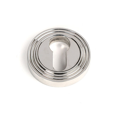 From The Anvil Euro Profile Beehive Round Escutcheon, Polished Marine Stainless Steel - 49878 POLISHED MARINE STAINLESS STEEL