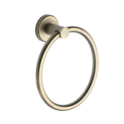 Heritage Brass Oxford Wall Mounted Towel Ring, Matt Antique Brass - OXF-RING-MA MATT ANTIQUE BRASS