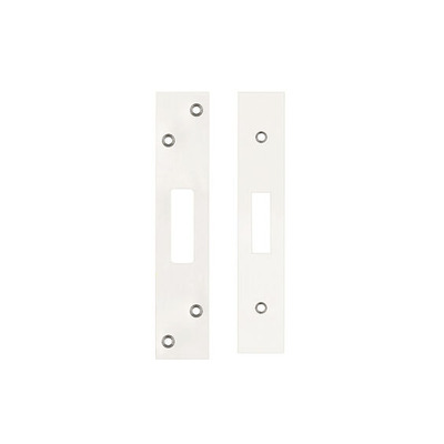 Zoo Hardware Face Plate And Strike Plate Accessory Pack, Polished Nickel - ZLAP11BPN POLISHED NICKEL