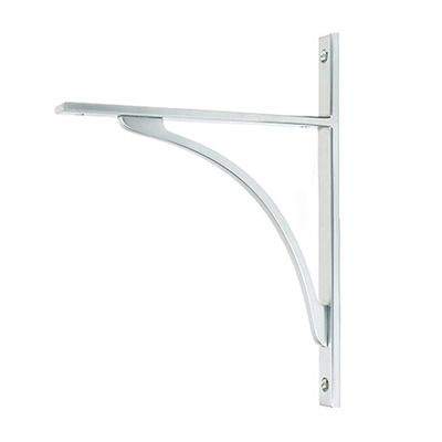 From The Anvil Apperley Shelf Bracket (260mm x 200mm OR 314mm x 250mm), Polished Nickel - 51130 SATIN CHROME - 314mm x 250mm